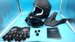 Casco de motocross infantil / juvenil con gafas, guantes y bolsa, DOT-M