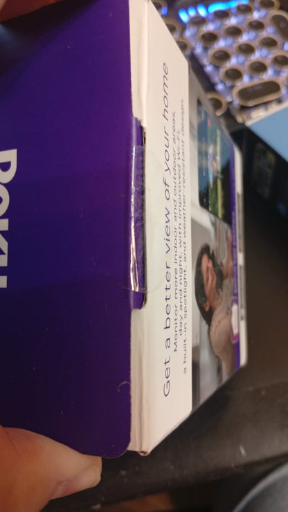 Cámara de batería para seguridad en el hogar, Roku SCB11R.