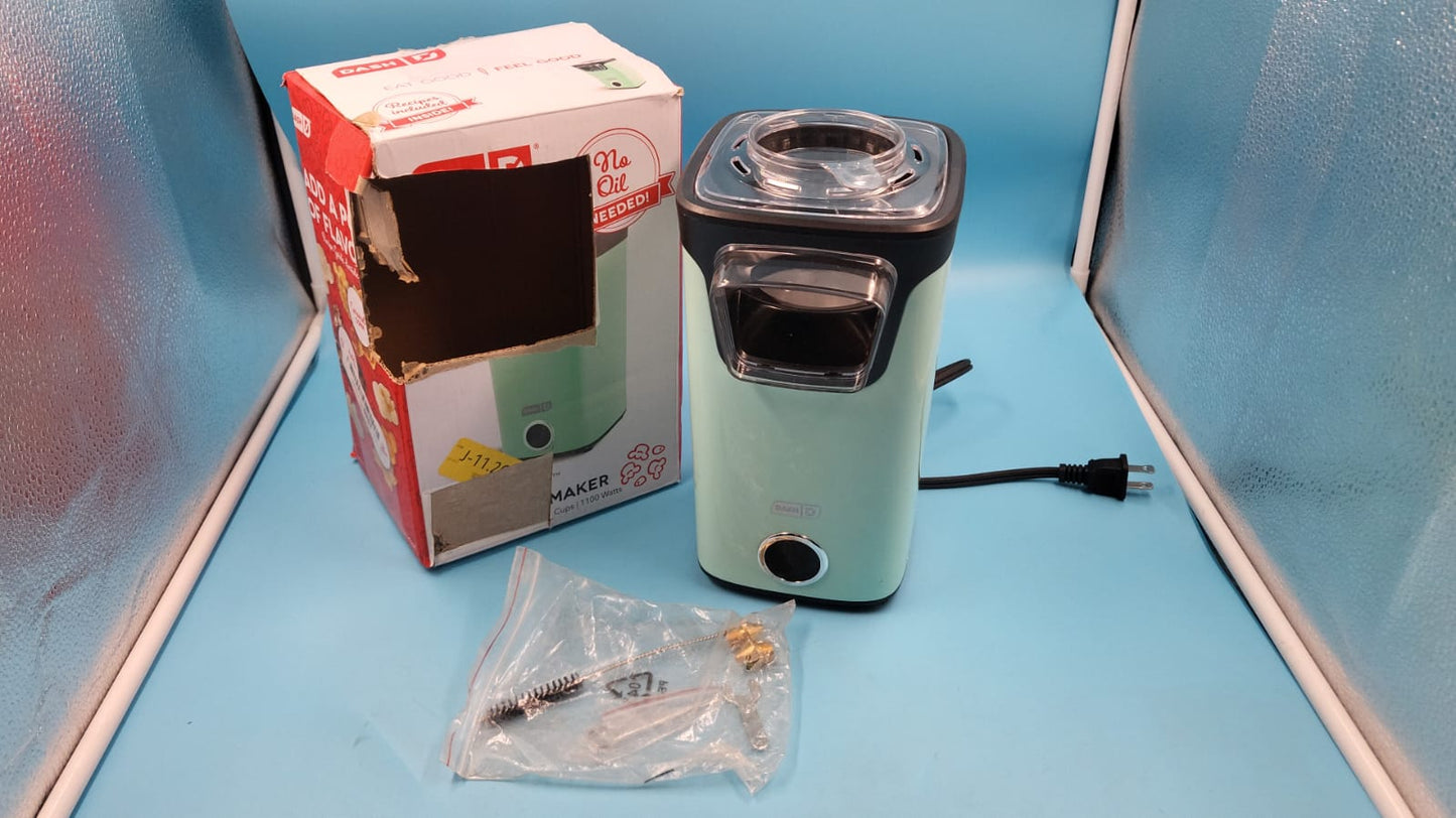 Máquina de palomitas de maíz con taza de medición DASH CAJA ABIERTA