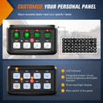 Panel de interruptores Nilight de 8 vías (USADO)