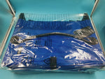 Asiento Plegable Para Gradas Sheenive Con Respaldo Acolchado Azul