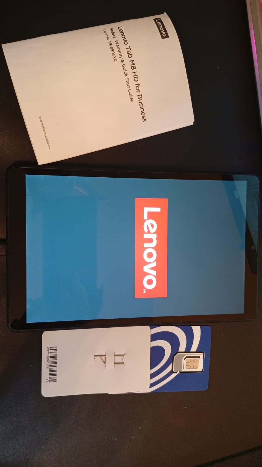 Tablet Lenovo Tab M8, TB-8505XC, 4G, 2GB 32GB, for business.