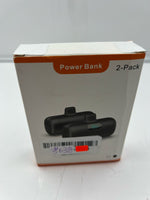 2 mini cargadores portatiles Type-C HX45X2 (USADO)