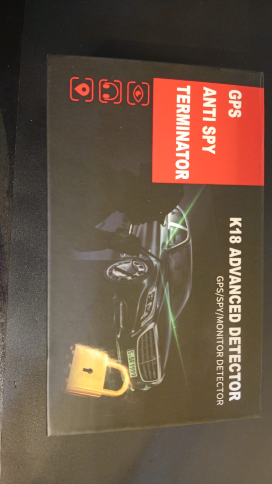 Detector de señales RF, inalámbrico, cámaras, GPS, Disp. Ocultos.