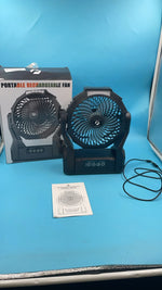 Ventilador Portátil Alimentado Por USB Con 4 Velocidades XZK