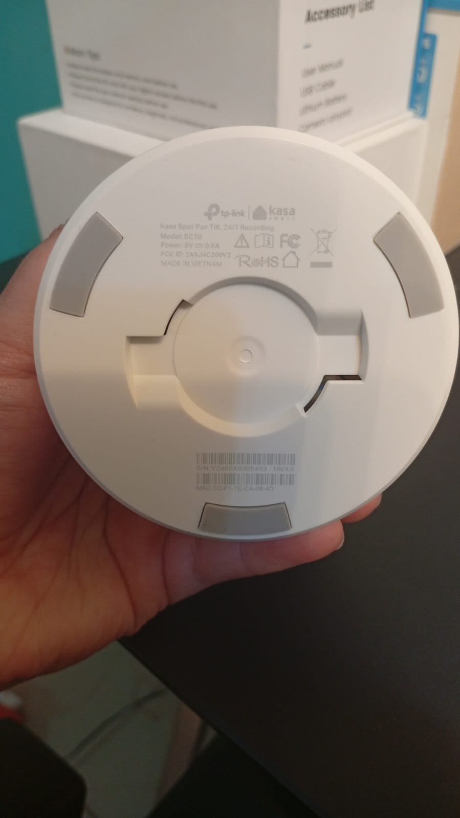 Cámara de seguridad, Smart, para interiores, det. mov.(USADO)