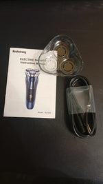 Afeitadora eléctrica para hombres, recargable, con recortadora.