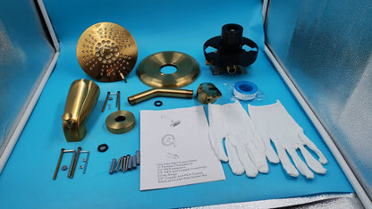Juego de regadera con desviador, equilibrio de presión, Válvula inc.