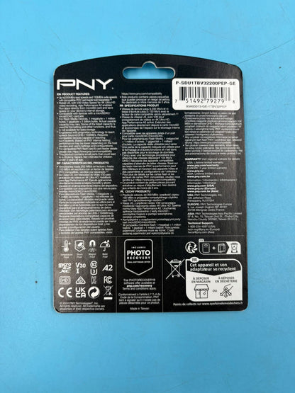 Memoria MicroSD 1TB PNY Pro Elite Prime U3 V30 A2 200MB/s SD