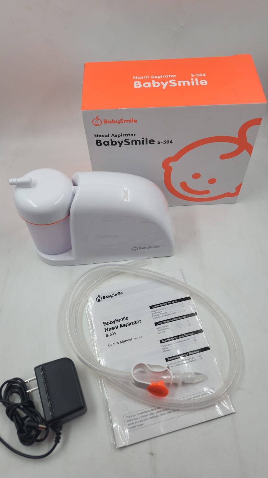 BabySmile  Aspirador Nasal S-503 USADO