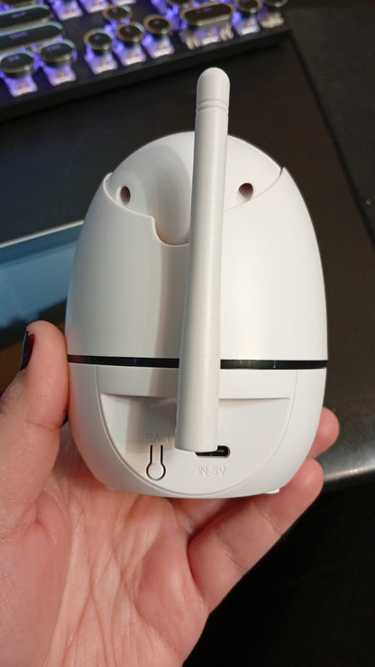 Monitor de bebé con cámara y audio, Kidsneed, sin WiFi.(USADO)