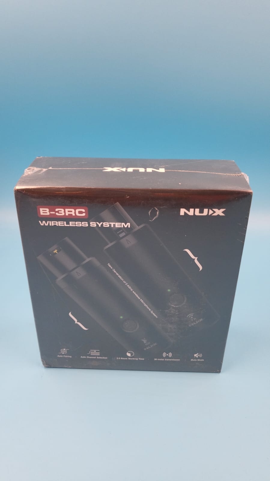 Sistema de micrófono inalámbrico recargable Nux B-3RC 2,4 GHz