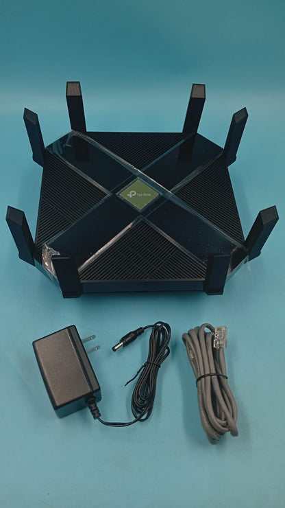 Router Wi-Fi inteligente TP-Link Archer AX6000, Doble banda, Alexa Comp.