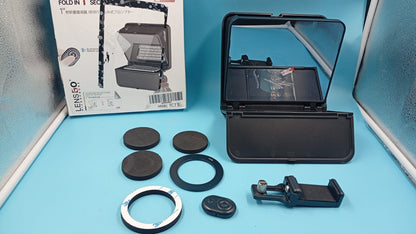 Teleprompter portátil para teléfono Lens Go TC7-S, control remoto