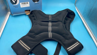 Chaleco Con Peso Para Entrenamiento KUKZO Color Negro 12libras