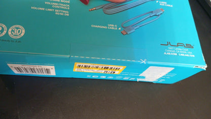 Auriculares inalámbricos + cable, canc. de ruido, volumen seguro.