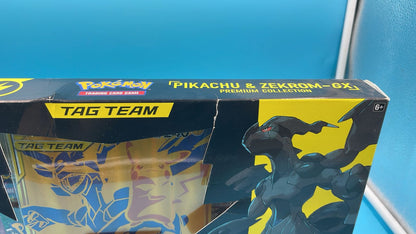 Pokemon Juego de Cartas Coleccionables Pikachu and Zekrom-GX Premium Collection.