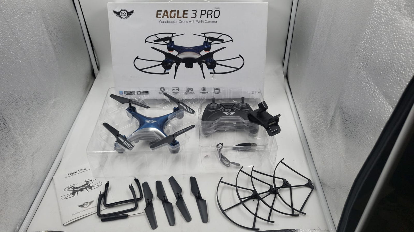 Sky Rider drw388b, Eagle 3 Pro Quadcopter Drone con cámara Wi-Fi.