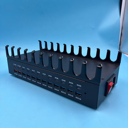 Estación de carga USB 380W 24 Puertos múltiples dispositivos