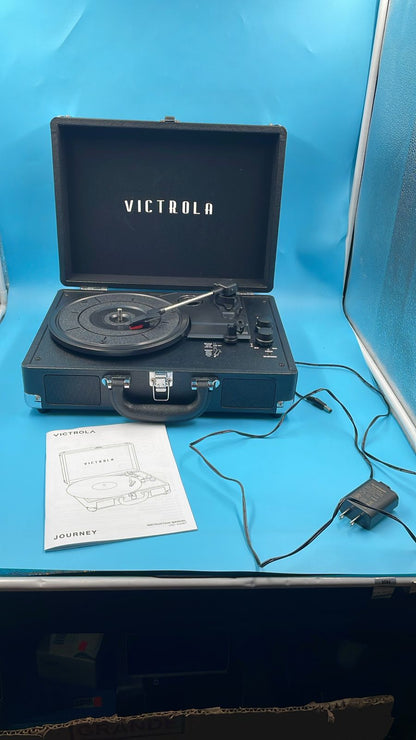 Tocadiscos Portátil Bluetooth Victrola VSC-550BT Color Negro