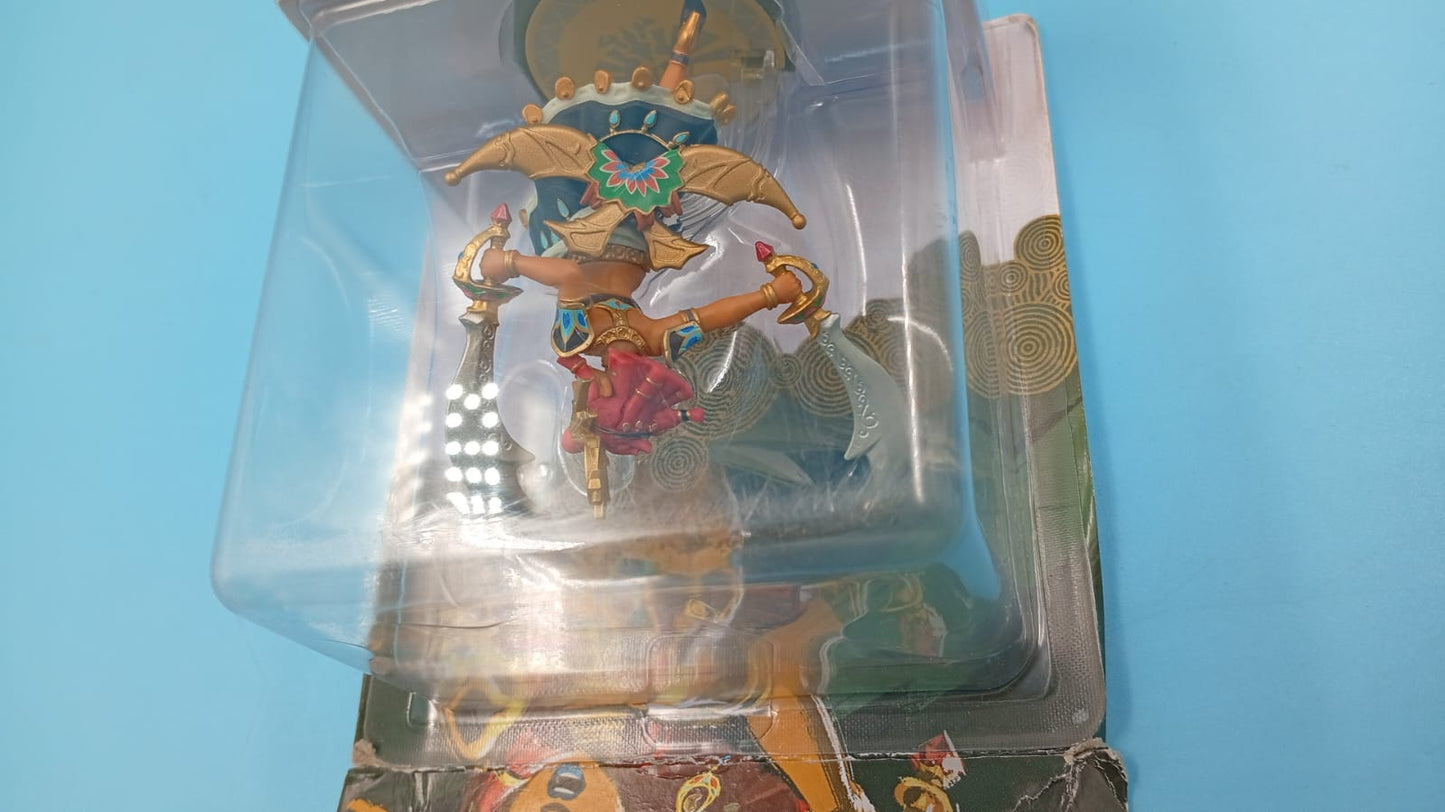 Figura de Riju de la serie la leyenda de Zelda, (DETALLE EMPAQUE)