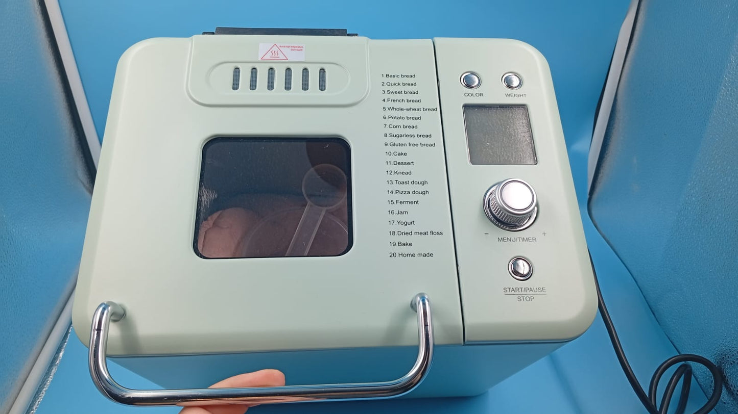 Maquina de pan, antiadherente, pequeña, 2lb, color de corteza (USADA).