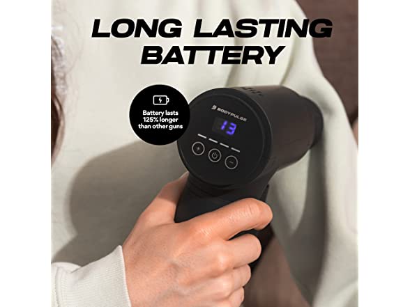 Pistola electrica de masaje muscular profundo. BodyPulse