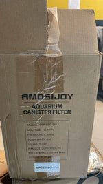 AMOSIJOY Filtro Externo Ultra Silencioso Para Acuarios.