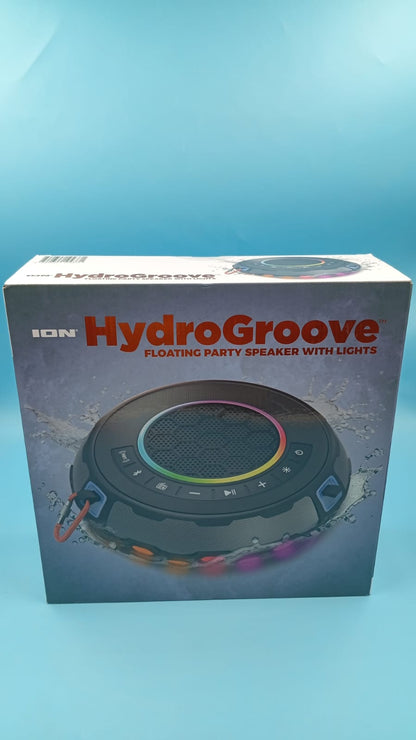 Altavoz flotante para fiestas ION Audio HydroGroove con luces