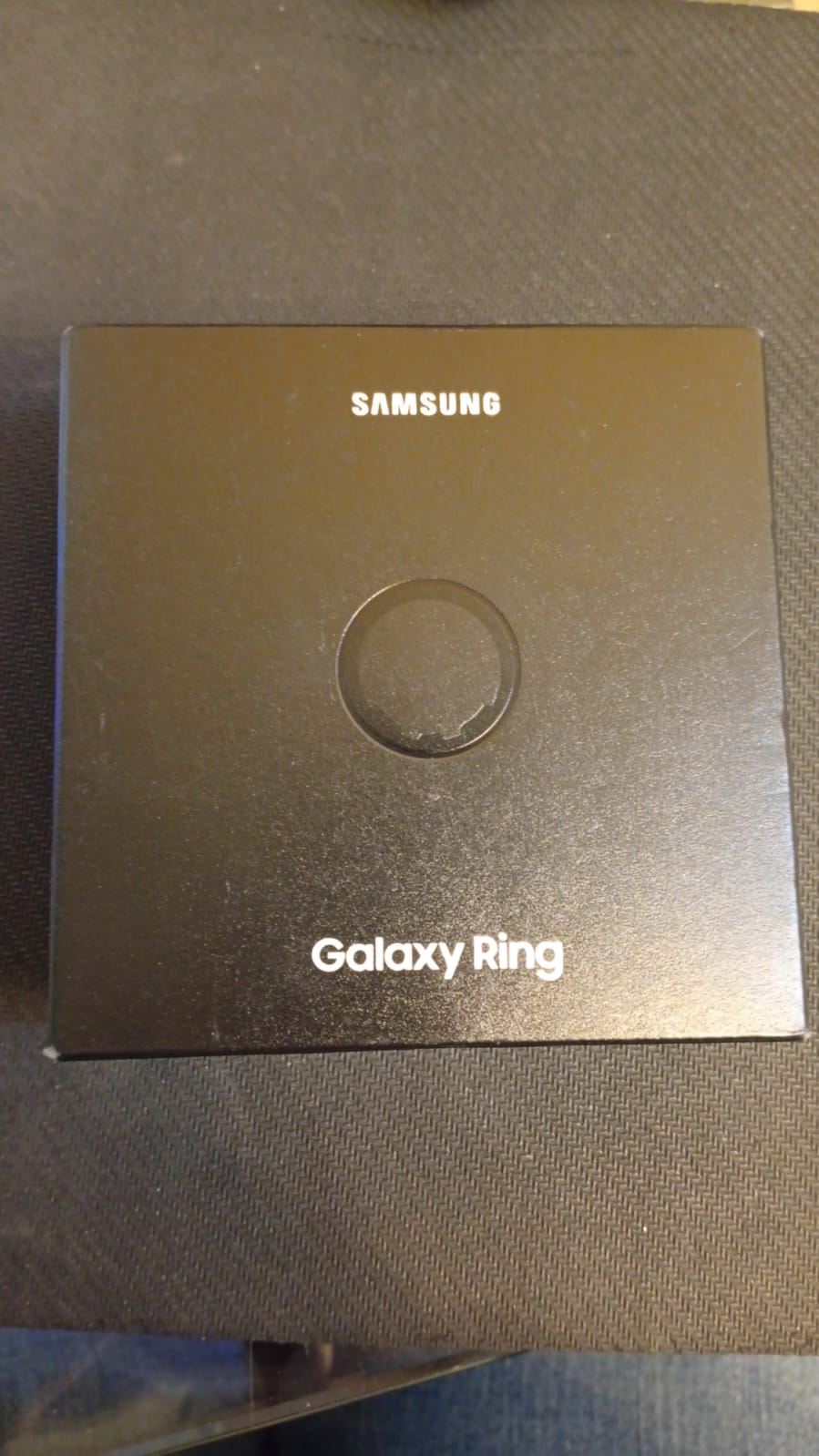 SAMSUNG Galaxy, Smart Ring, Color Negro, Talla 12.
