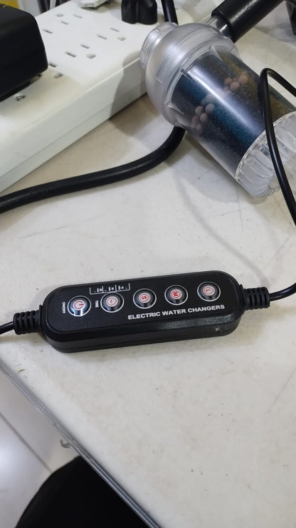 Limpiador eléctrico de peceras, 8 en 1, Suness 36W (USADO)