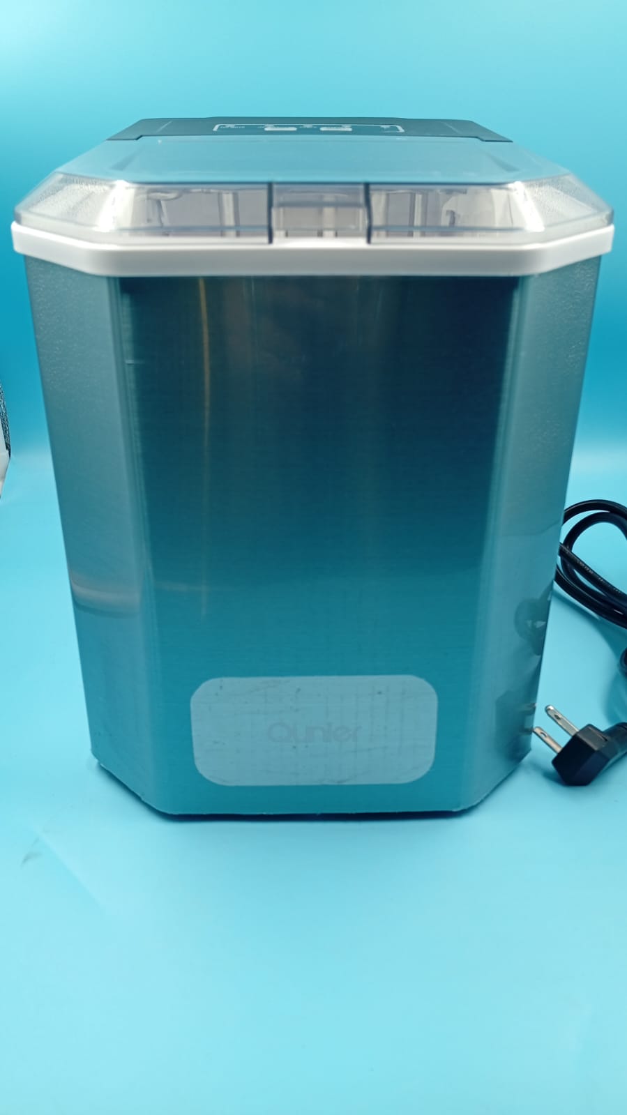 Máquina de hielo de encimera,  2 tamaños de cubitos, (USADO).