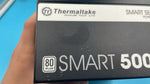 Thermaltake Fuente de Poder Smart White 500W, ATX, 80 Plus.(DETALLE ESTETICO)
