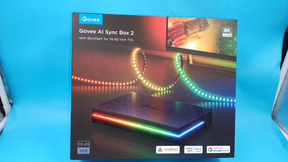 Caja Govee HDMI 2.1 AI Sync Box 2 con Tira RGBIC