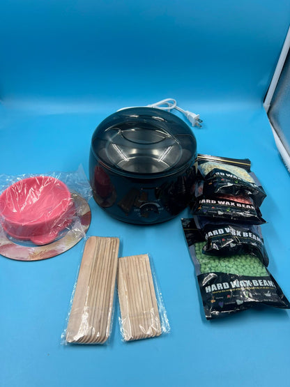 Kit de depilación para mujeres y hombres, 4 bolsas de cera