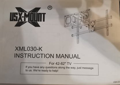 Soporte De Pared Para Pantalla 42 A 82 Pulgadas VESA USX Mount