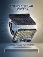 Foco solar LED de alta luminosidad larga vida útil