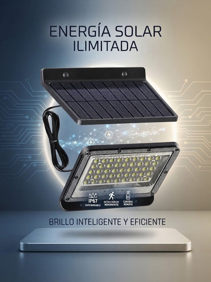 Foco solar LED de alta luminosidad larga vida útil