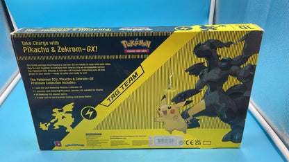 Pokemon Juego de Cartas Coleccionables Pikachu and Zekrom-GX Premium Collection.