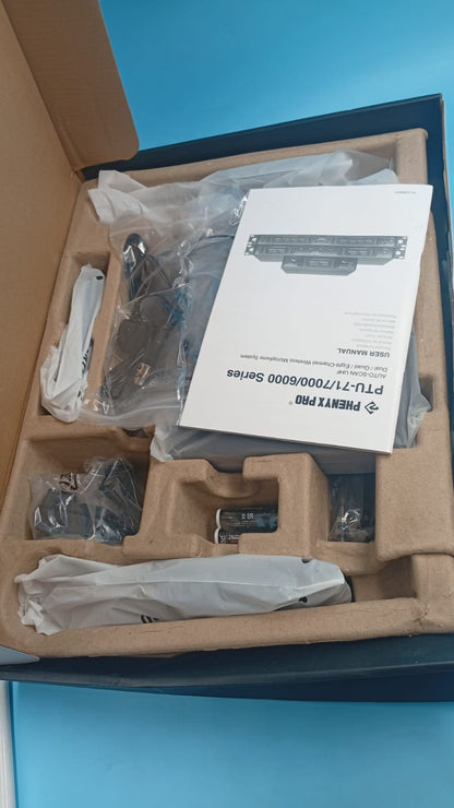 Sistema de Micrófono Inalámbrico Phenyx Pro UHF Dual PTU-71-2B