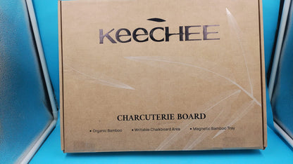 Tabla Charcuteria Keechee Con Pizarra Y Tenedores con DETALLE
