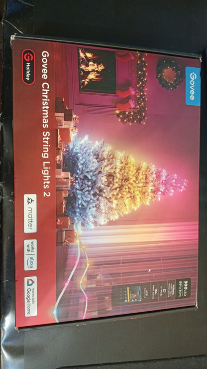 Luces Navideñas Govee, Christmas Lights 2, 30 mts, Smart LED, RGB.