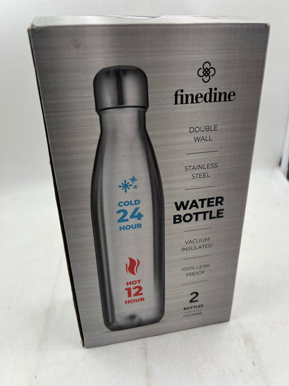 2 botellas de agua acero inoxidable FINEDINE (17 oz)