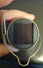 Luces solares, esféricas con pinzas para colgar, multicolor.