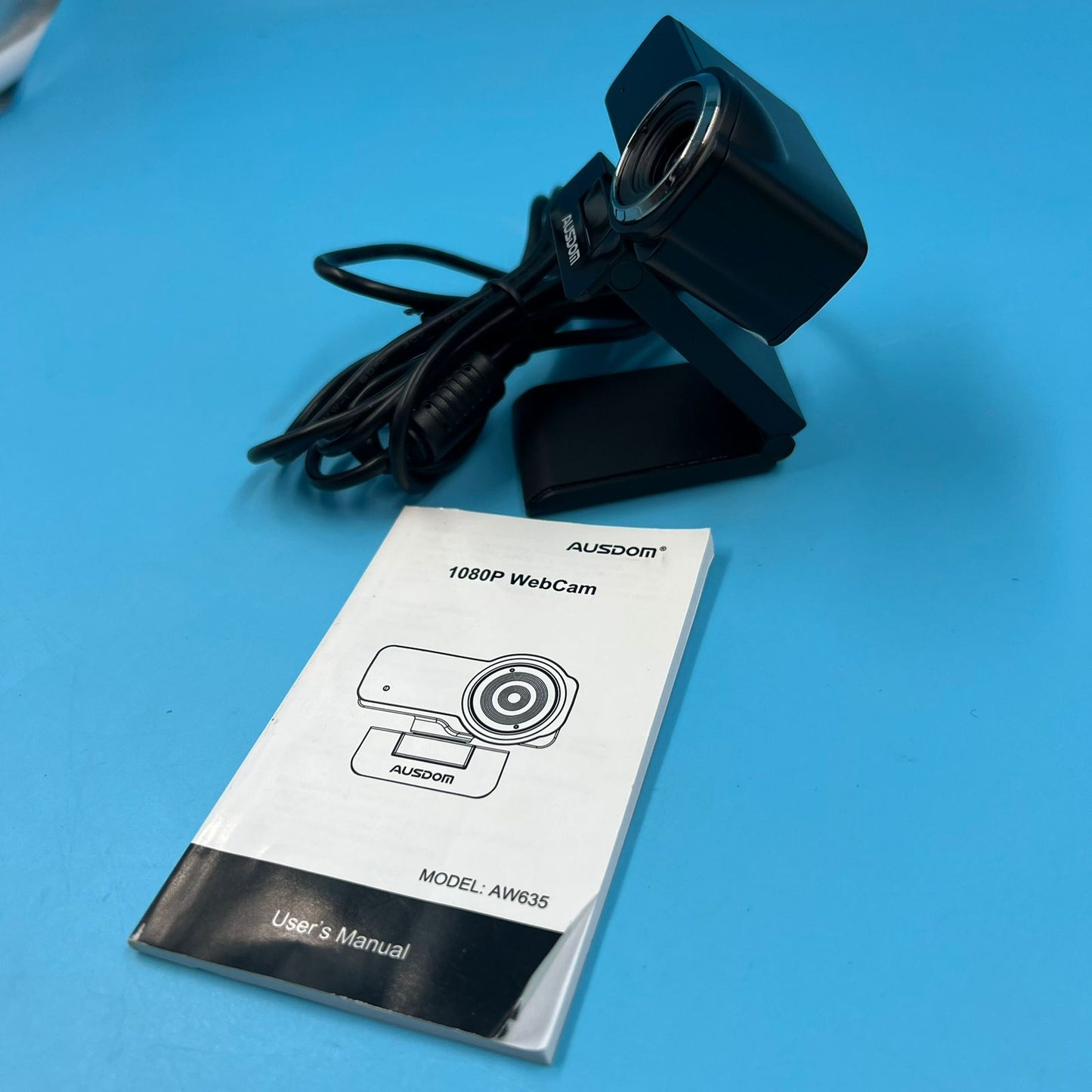 AUSDOM Cámara Web Full HD 1080p (USADO)