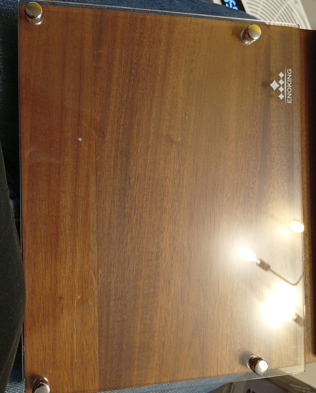 Bloque magnético para cuchillos con escudo acrílico, ENOKING