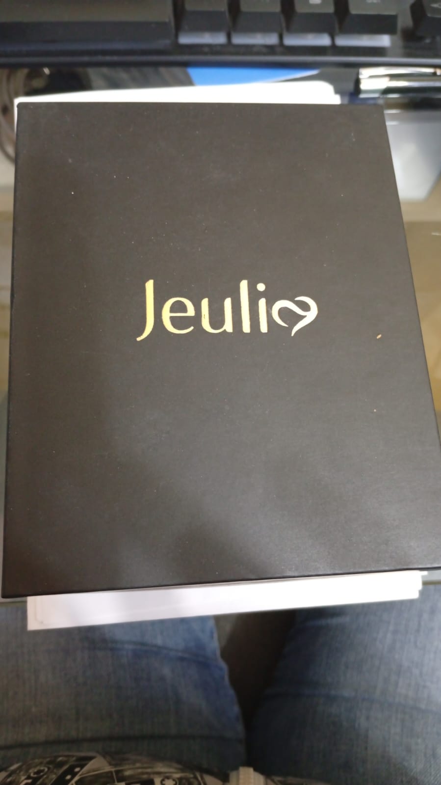 Reloj de cuarzo, JEULIA, Correa de cuero, Jack Skellington.