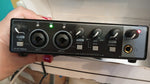Interfaz de audio USB EBXYA 2x2, para grabación transmisión y podcasting.
