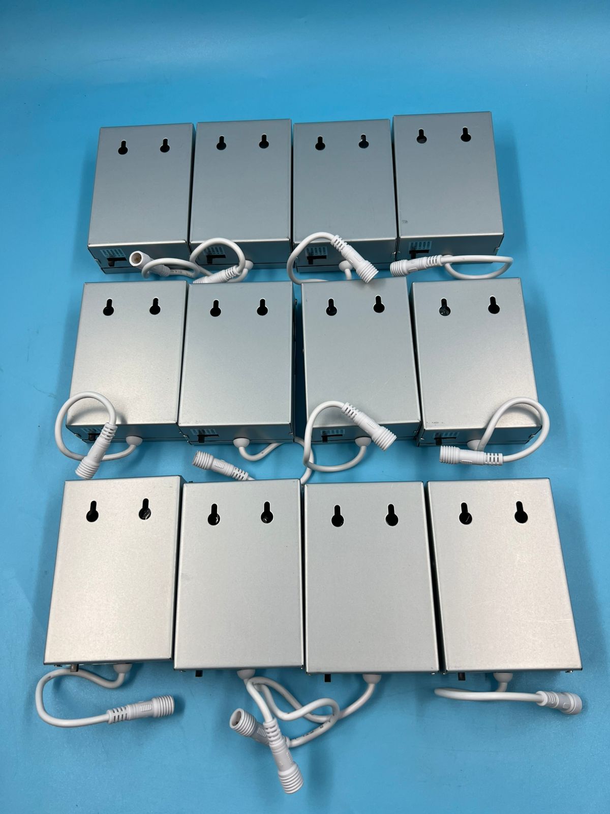 Leelike Paquete de 12 luces LED cuadradas 6" 12W