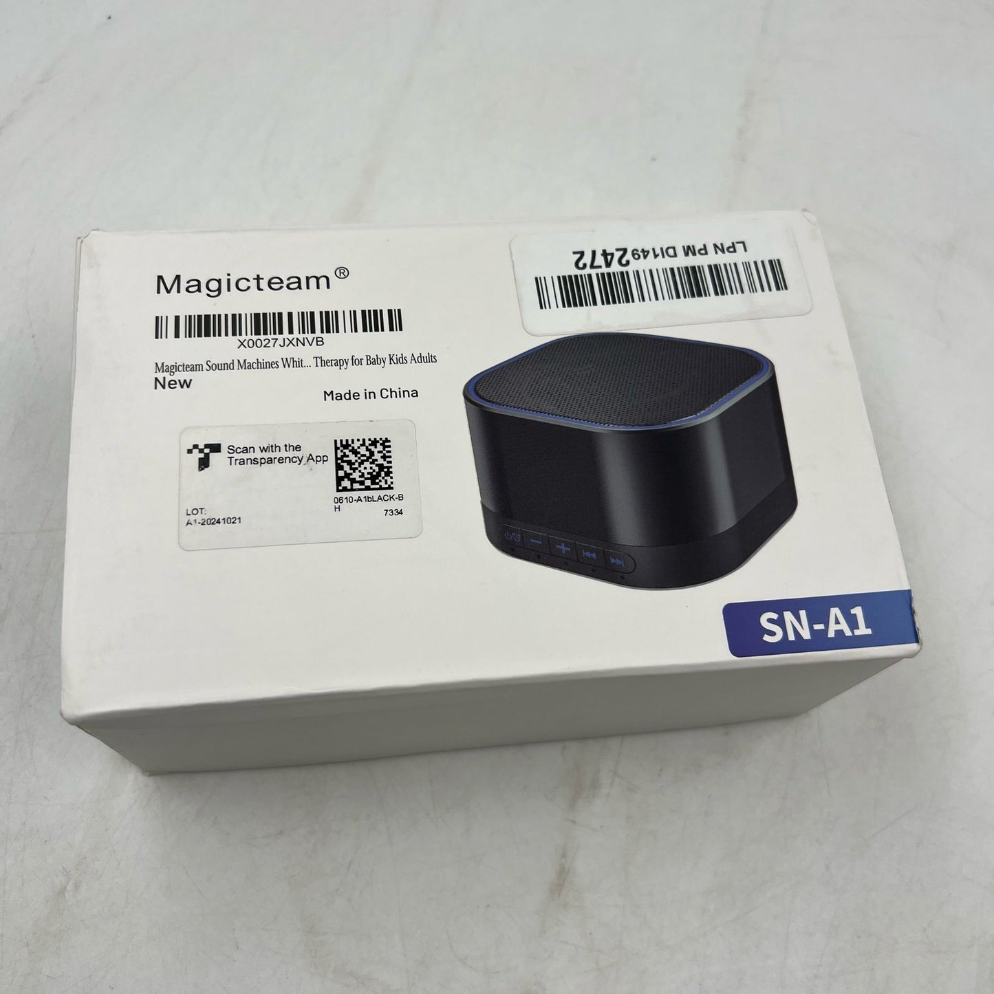 Máquina de ruido blanco Magicteam temporizador dormir